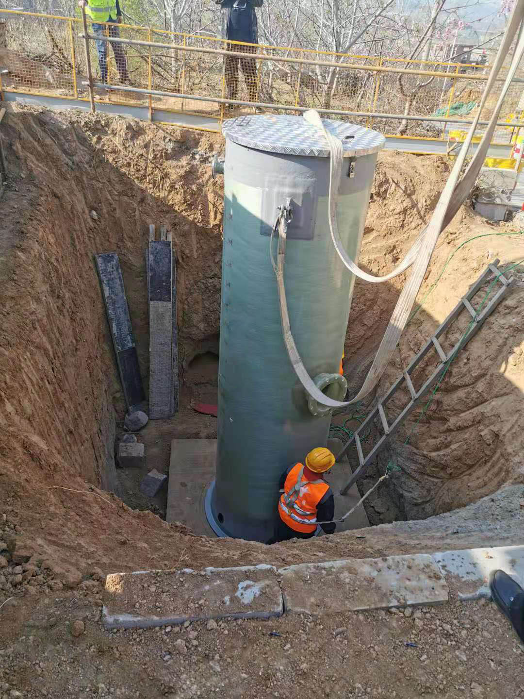 排湖風景區濟南市農村一體化預制泵站案例